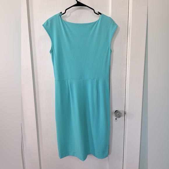 BANANA REPUBLIC DRESS size 8 Robins egg blue - Picture 2 of 5